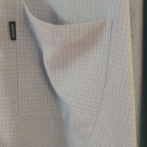 American Outfitters Men's XXL Blue Short Sleeved Button Down The Front Shirt - Picture 3 of 6